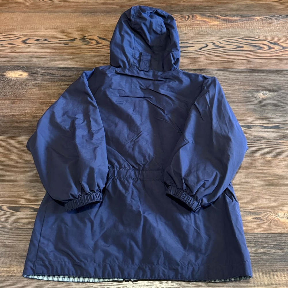 Lands’ End Hooded Parka Windbreaker - Picture 2 of 6